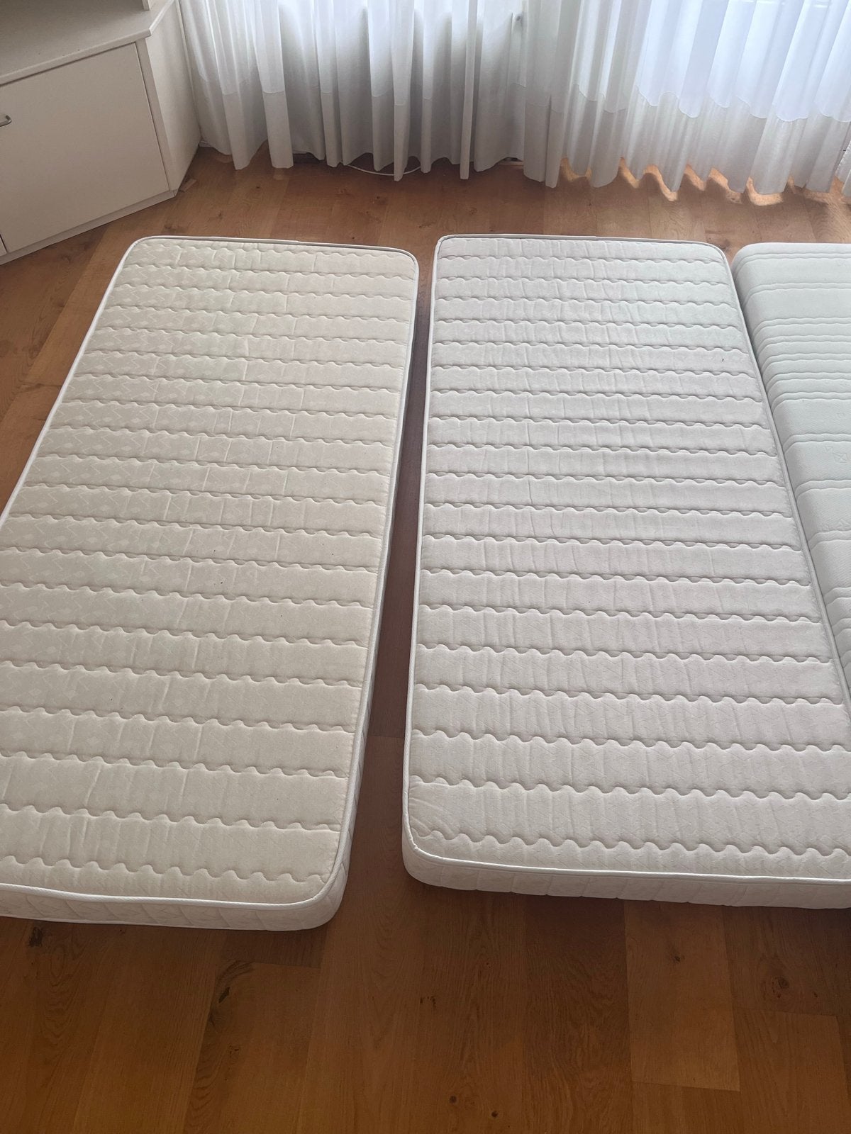 Twee eenpersoonsmatrassen 80x200cm - Olympic, Huis en Inrichting, Ophalen, Gebruikt, Eenpersoons, 80 cm