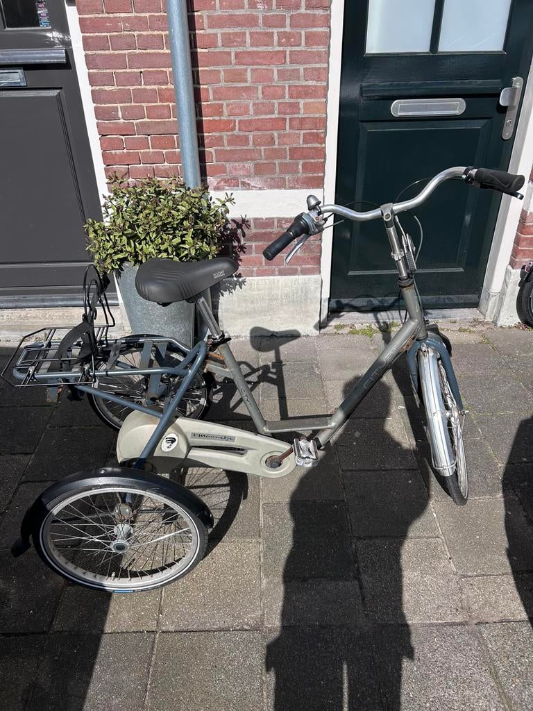 Huka city 24, zilver, maat: M, Ophalen, Gebruikt, Trommelrem