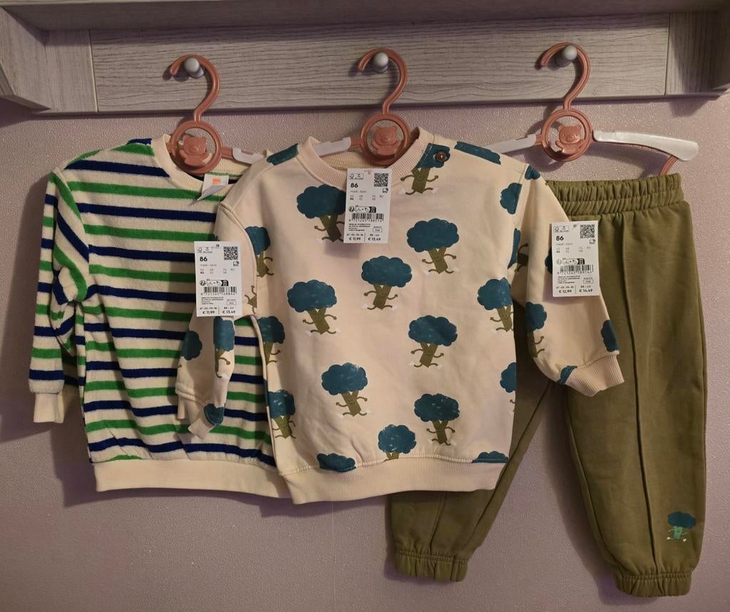 Hema Set maat 86 nieuw, Kinderen en Baby's, Babykleding | Maat 86, Jongetje of Meisje, Nieuw, Ophalen of Verzenden, Setje