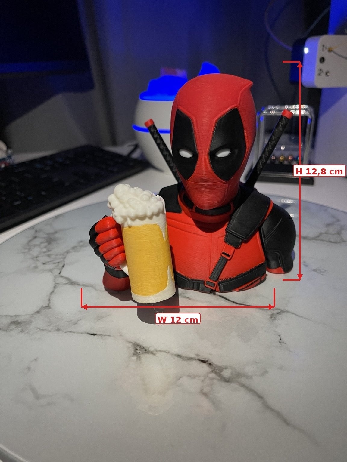 Foto 3 van Deadpool Decoratief Beeldje - Gaming Desk / Kantoor / Mancav
