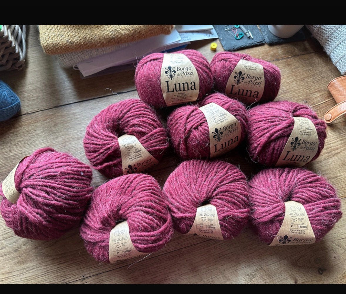 Wol alpaca Brogo di pazzi Luna breiwol, Ophalen of Verzenden, Nieuw, Breien, Wol of Garen