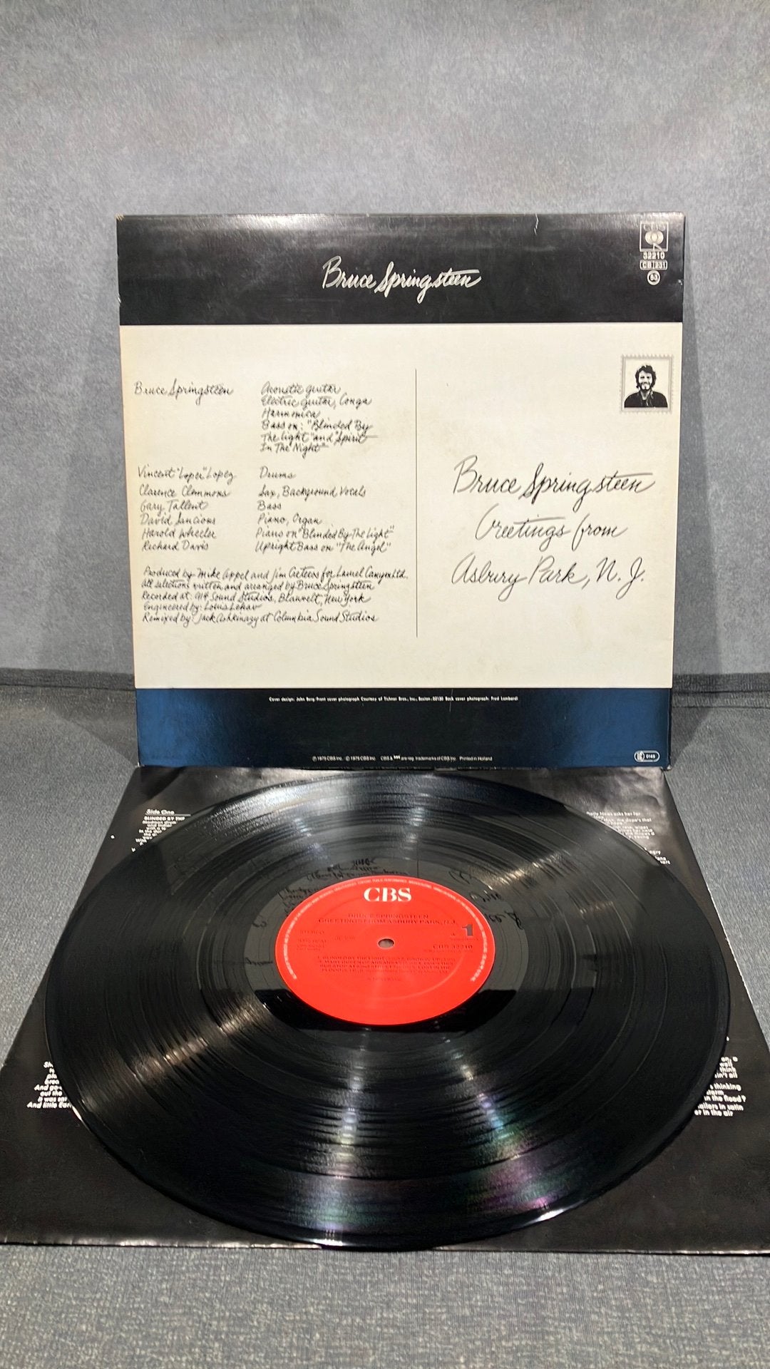 Bruce Springsteen— Greetings from Asbury Park , N.J, Cd's en Dvd's, Vinyl | Rock, Ophalen of Verzenden, Originele persing, 12 inch