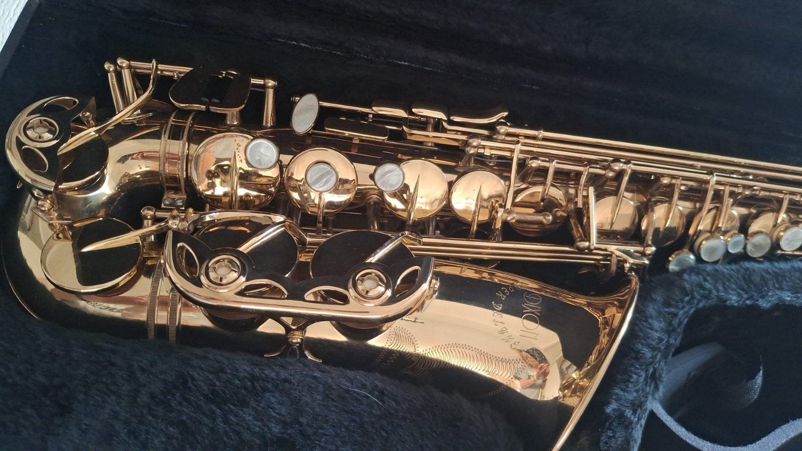 Dixon Super alt Saxofoon met Koffer en Accessoires, Ophalen of Verzenden, Gebruikt, Tenor, Met koffer