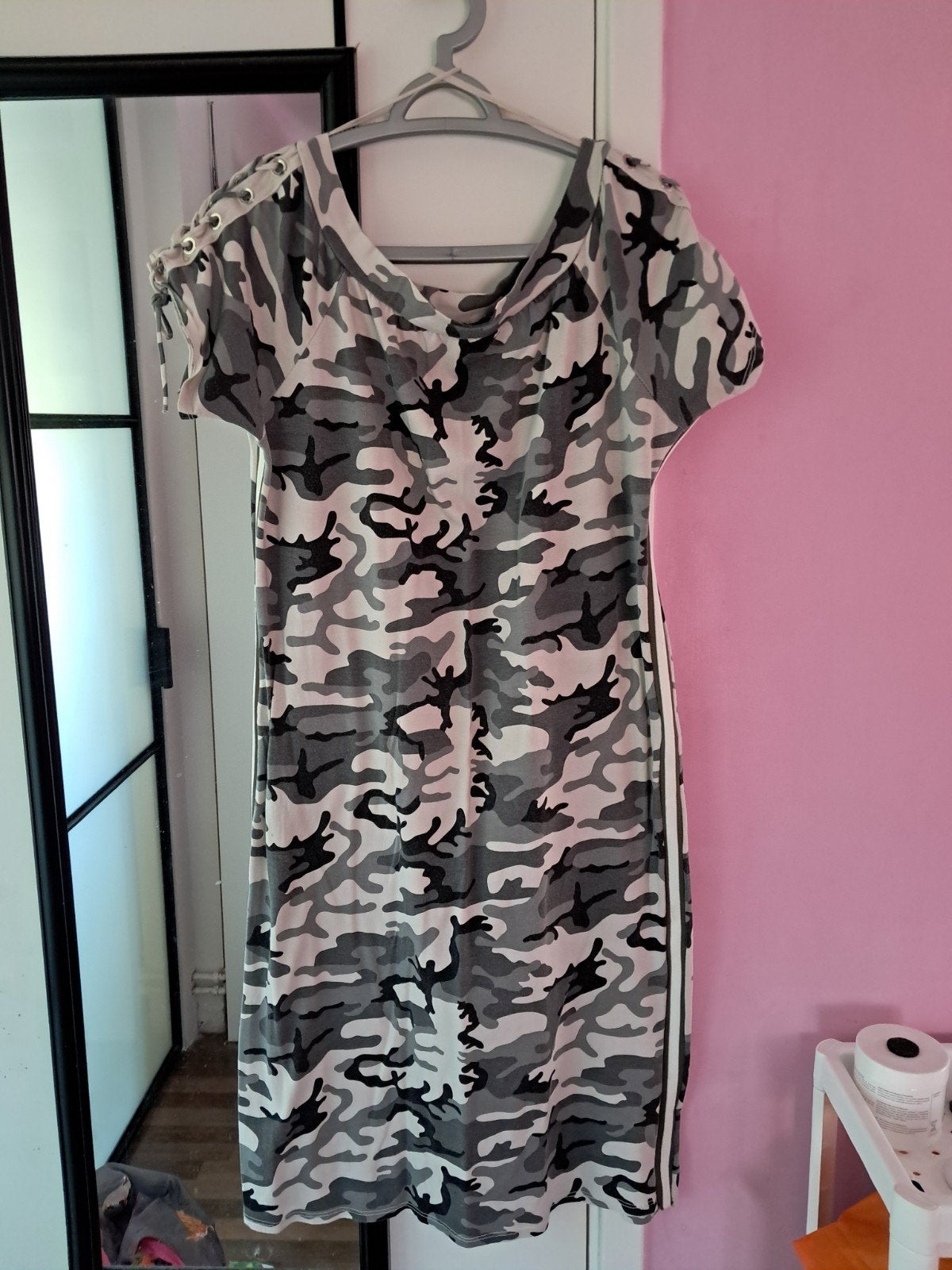 Geisha-jurk, Kleding | Dames, Geisha, Maat 42/44 (L), Ophalen of Verzenden, Grijs