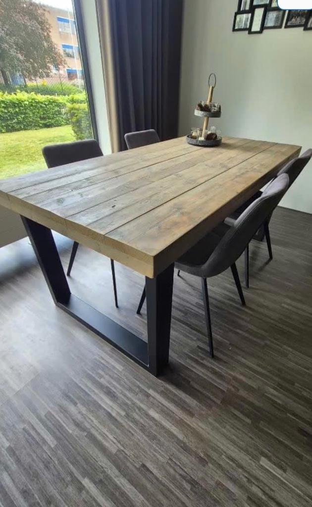 Tafel, Ophalen, 50 tot 100 cm, Zo goed als nieuw, 150 tot 200 cm