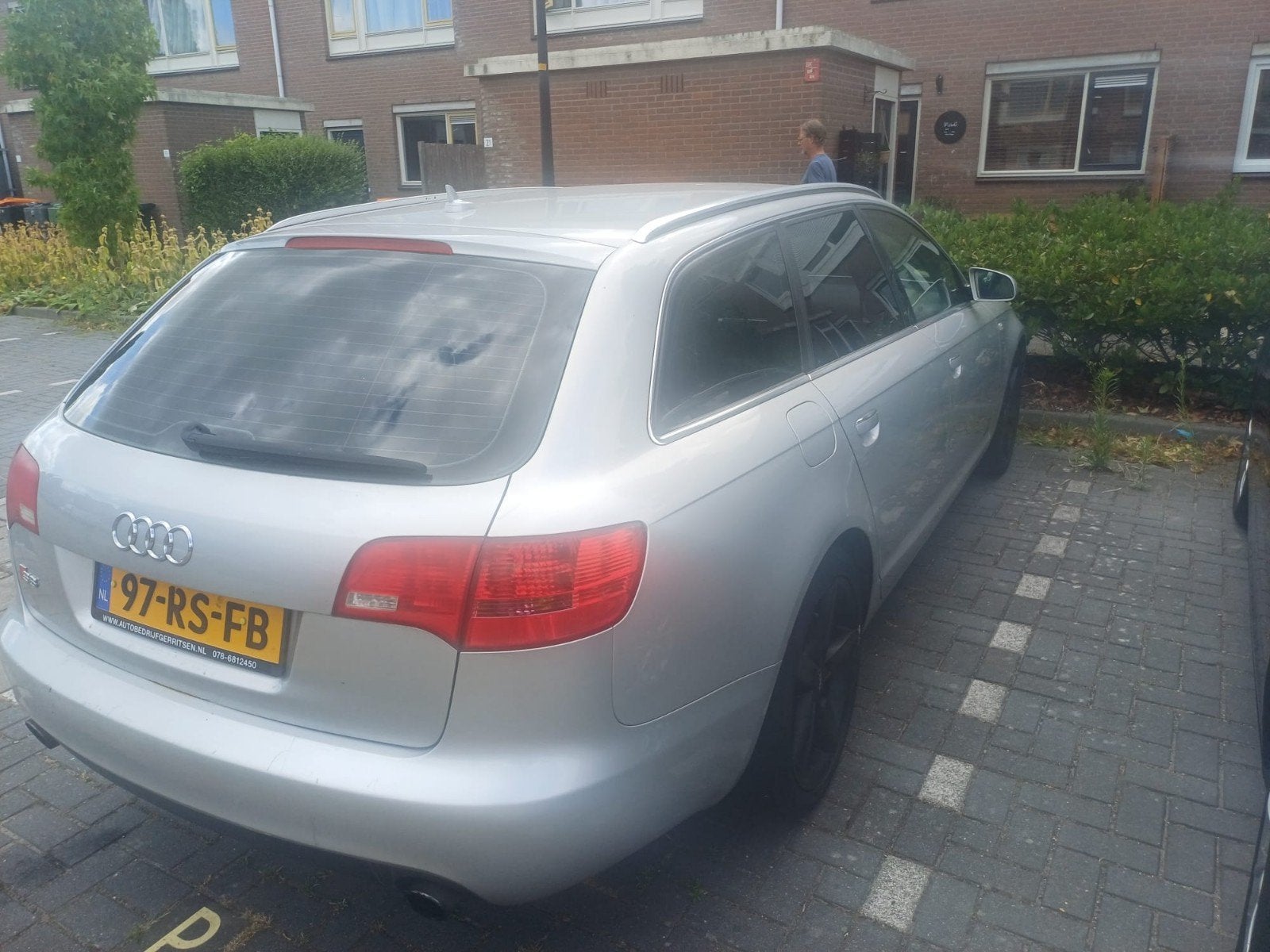 Audi A6 3.2 FSI 256pk 2005 Grijs, Auto's, Audi, Stationwagon, Grijs, Particulier, 93 €/maand