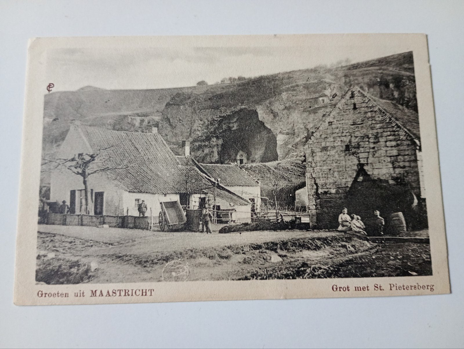 Maastricht Boerderij omgeving St. Pieter 1916, Ophalen of Verzenden, Voor 1920, Gelopen, Limburg