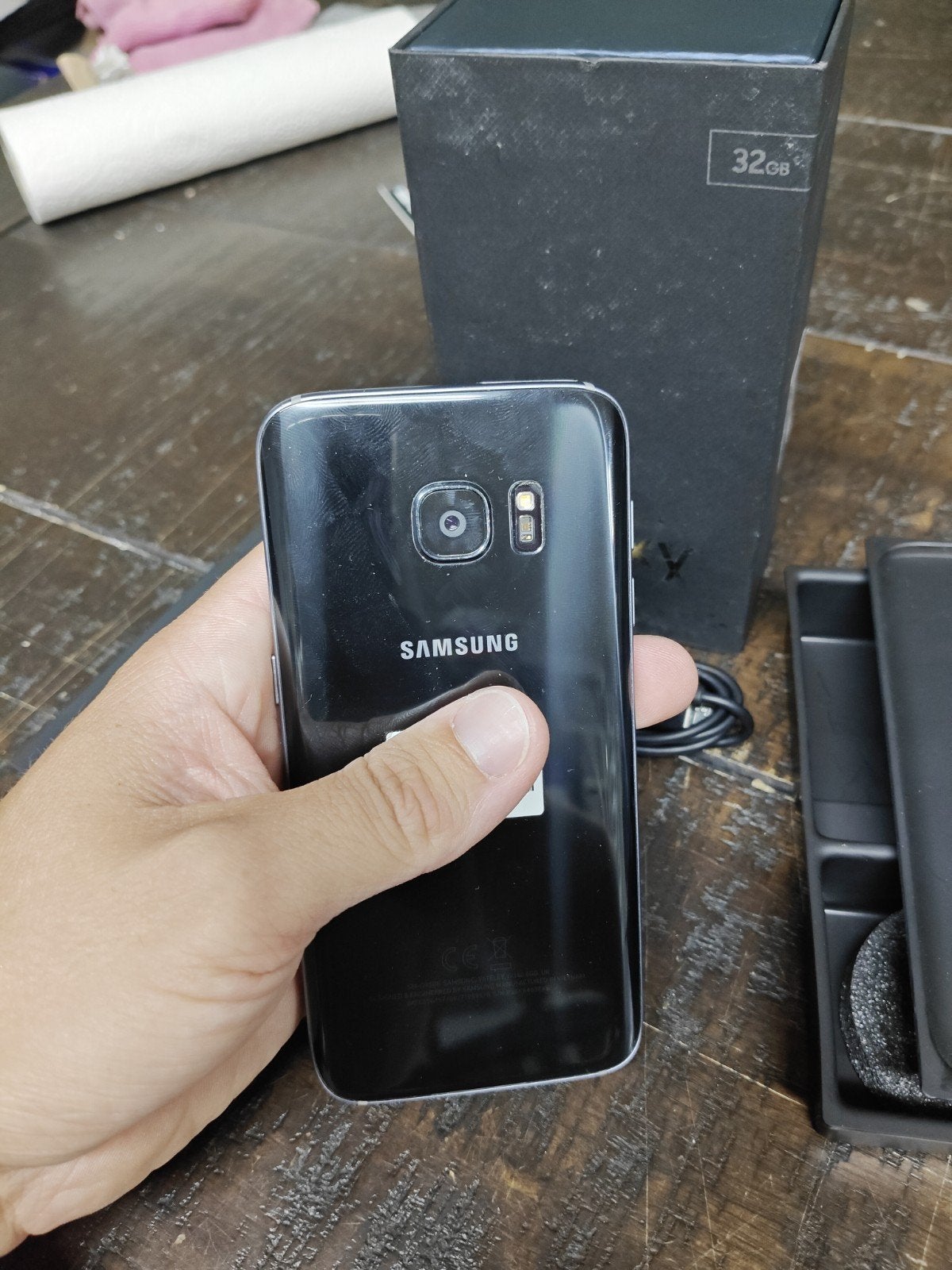 Samsung Galaxy S7 32GB Zwart, Telecommunicatie, Mobiele telefoons | Samsung, Support@samsung.com, Zwart, Ophalen of Verzenden