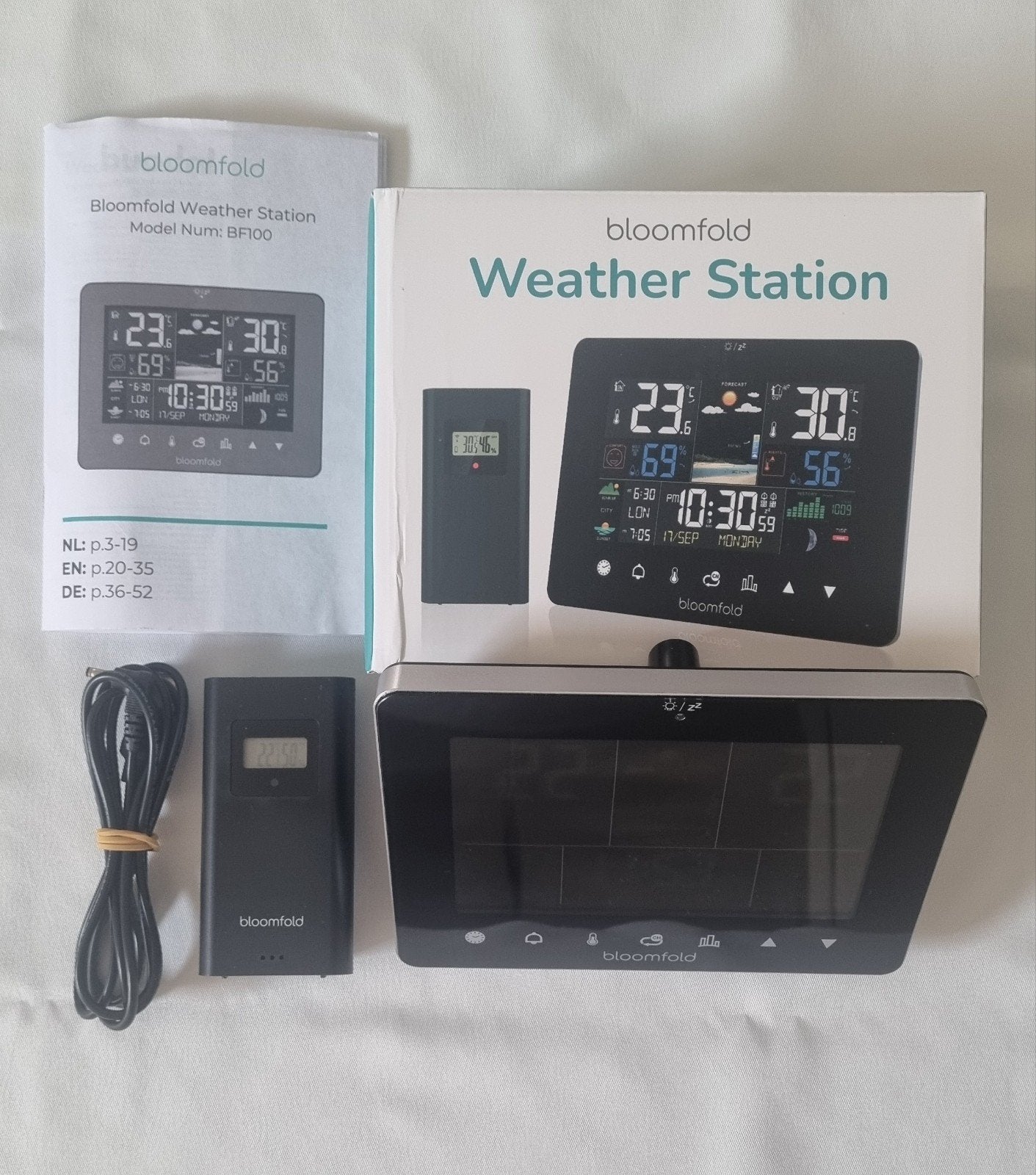 Bloomfold Weerstation BF100 - Nieuw in doos, Verzenden, Nieuw, Weerstation