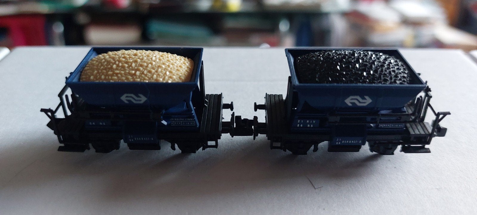 NLK ROCO 1021 IBERTREN 460 NS ZELFLOSSERS GRIND EN KOLEN 1/1, Gelijkstroom, Trix, Wagon, Ophalen of Verzenden