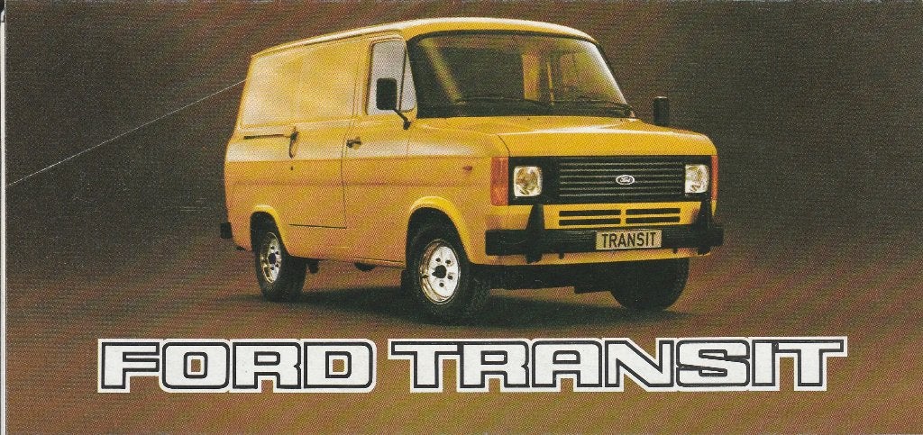 Ford Transit bestelwagen bestelbus folder vouwfolder, Verzenden, Zo goed als nieuw, Ford