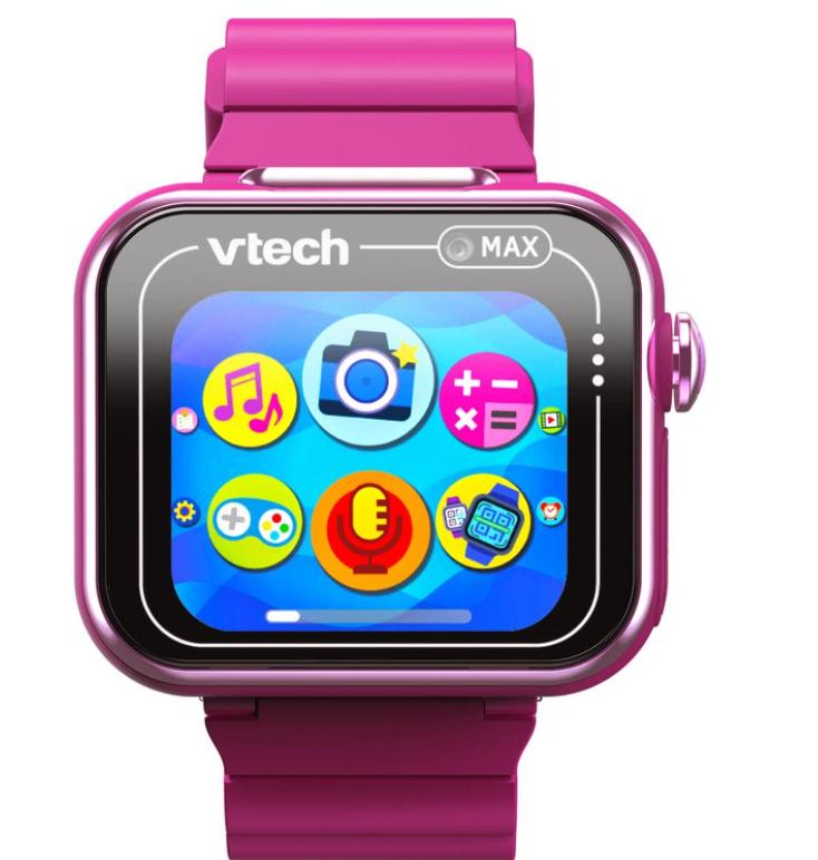 VTech smartwatch KidiZoom Max donker roze € 55, Kinderen en Baby's, Speelgoed | Vtech, Ophalen of Verzenden, Nieuw, 6 jaar of ouder