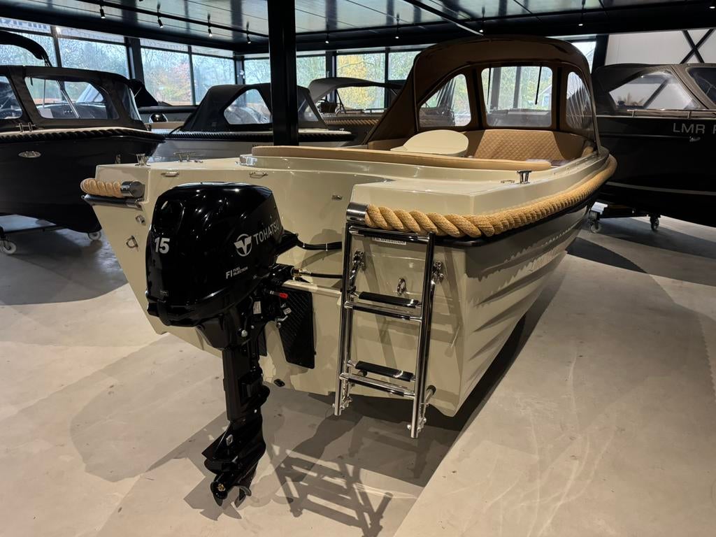 Lago Amore 565 - Tohatsu 15pk ( VAARKLAAR ), Watersport en Boten, Sloepen, Ophalen, Info@admiraal-watersport.nl, Nieuw, 1771 SR