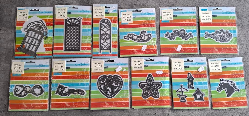 CRAFTABLES snijmallen Marianne. Nieuw.STERK AFGEPRIJSD vanaf, Ophalen of Verzenden, Nieuw, Overige thema's, Pons of Mal