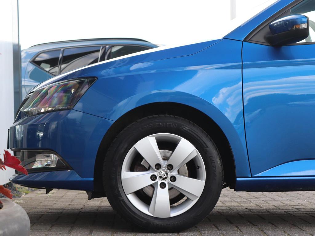Skoda Fabia Combi 1.2 TSI 90 pk First Edition Style | Trekha, Stof, 4 cilinders, Blauw, Origineel Nederlands