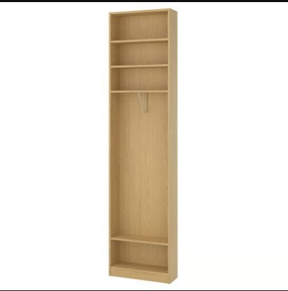 IKEA PAX wardrobe – includes hanging rail and shelves., Huis en Inrichting, 200 cm of meer, Met plank(en), Eikenhout, Nieuw