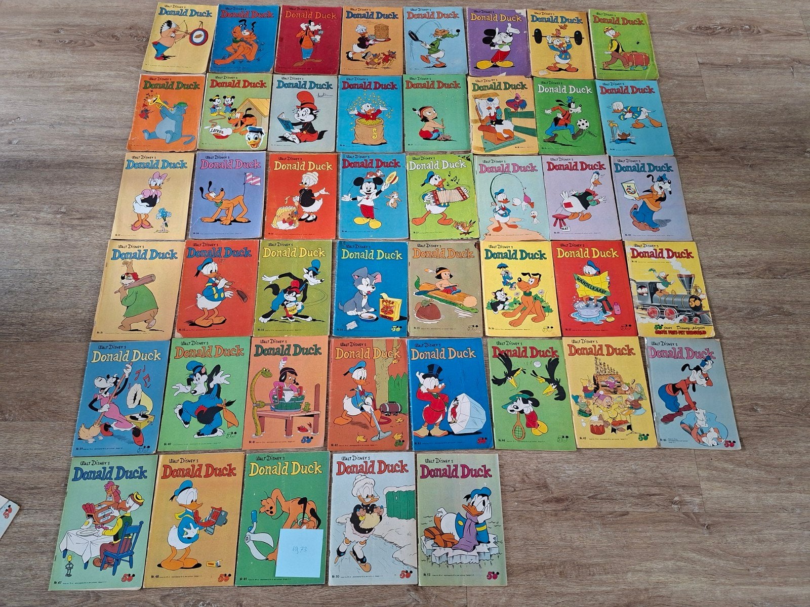 Donald Duck weekbladen jaargang 1973, Boeken, Meerdere stripboeken, Ophalen of Verzenden, Gelezen