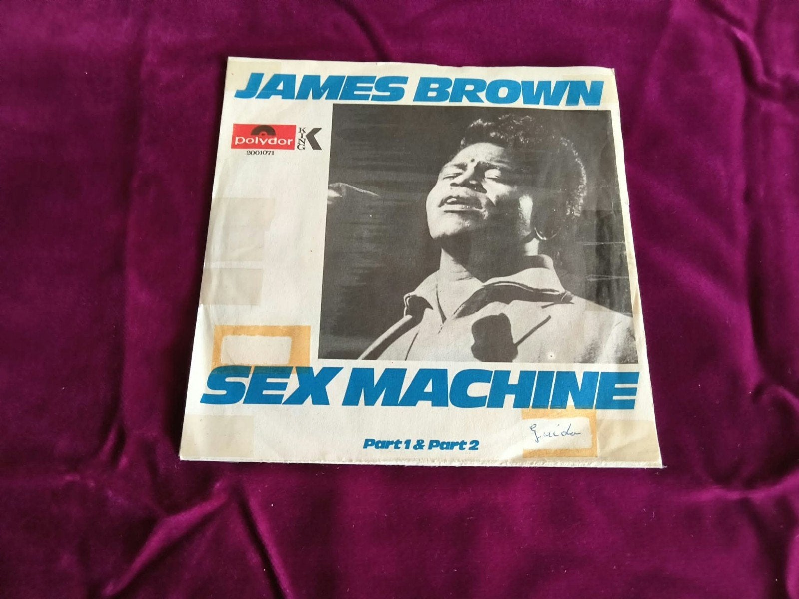 James Brown - Sex Machine (Part 1 & Part 2) 7 inch vinyl, Gebruikt, 7 inch, Ophalen of Verzenden, EP