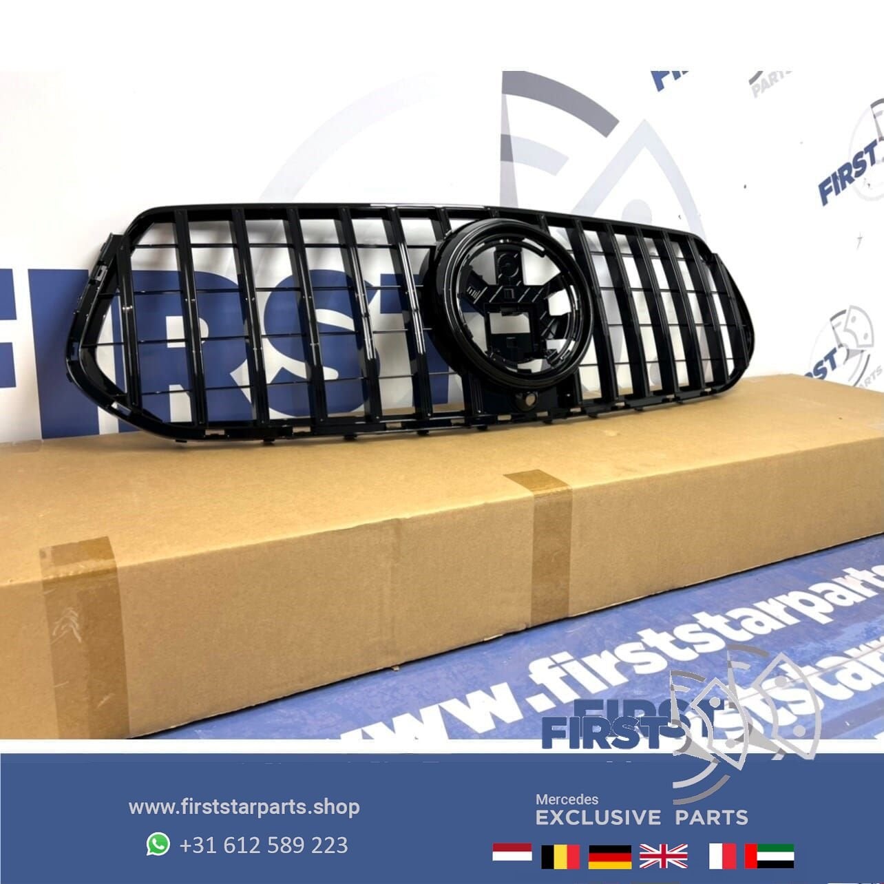 W167 C167 GLE KLASSE AMG GT LINE GRIL 2018-2022 PANAMERCANA, Gebruikt, -, Ophalen of Verzenden, -