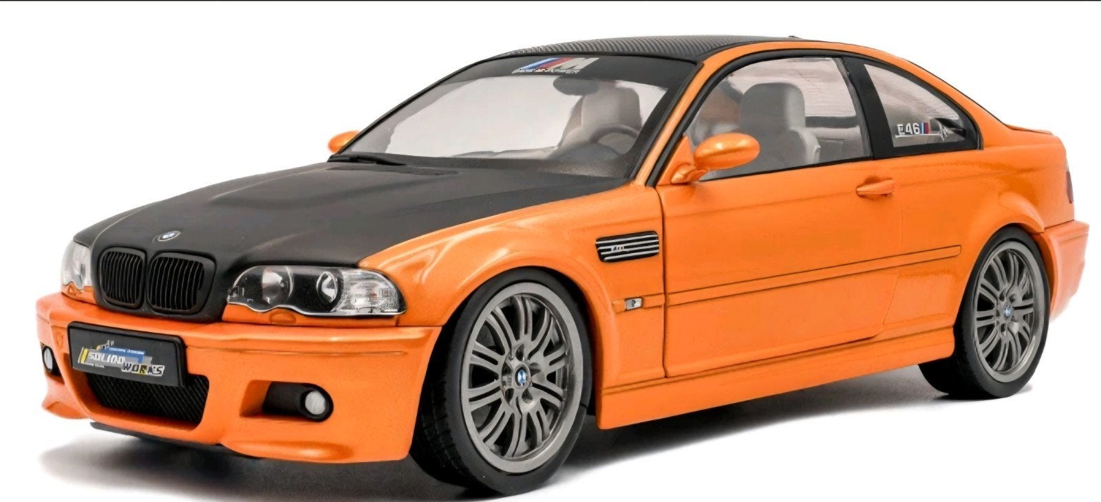 Solido BMW M3 E46 Oranje 1:18 Modelauto, Ophalen of Verzenden, Nieuw