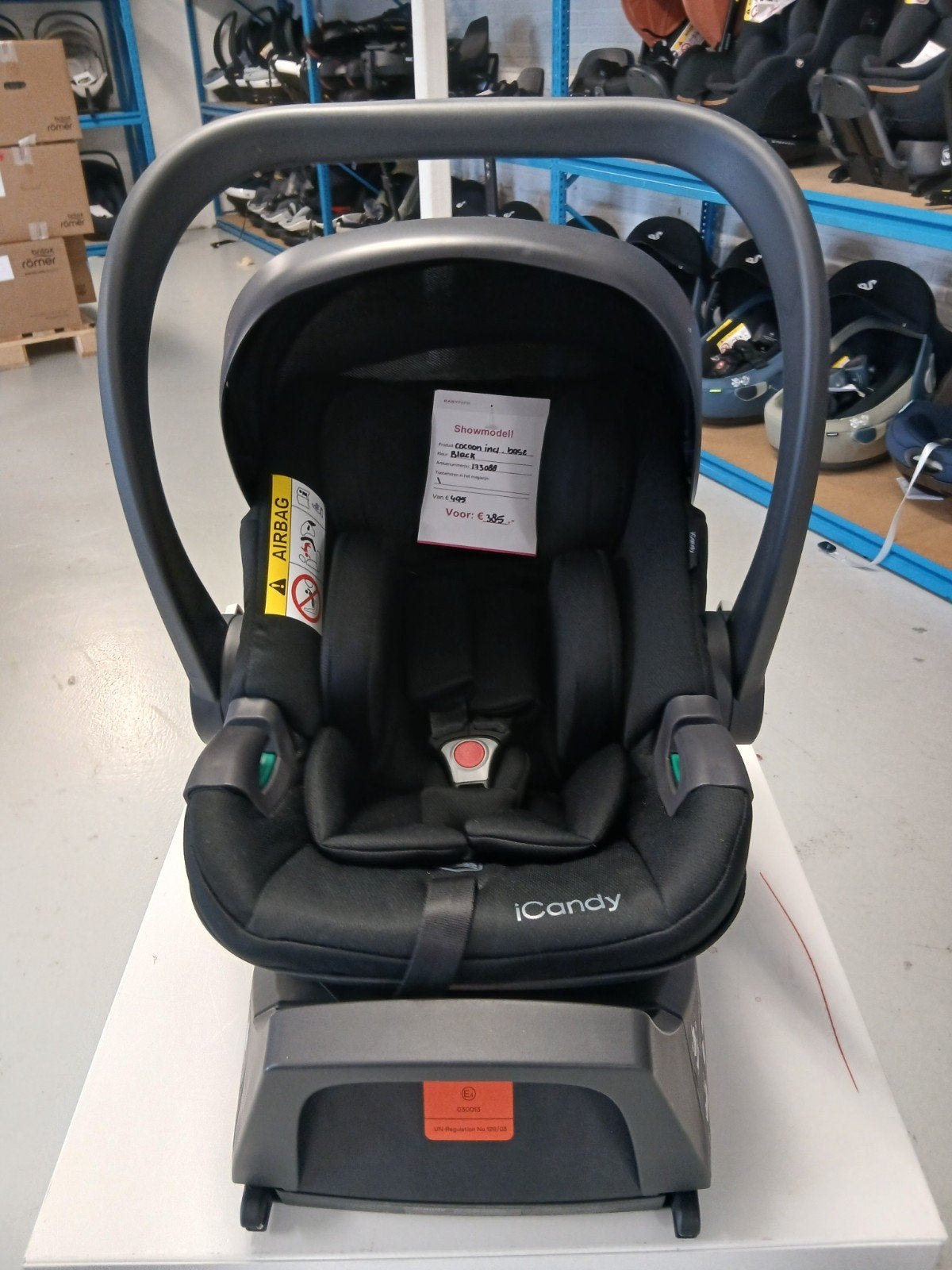 Icandy Cocoon Autostoel inclusief base, Ophalen, Zo goed als nieuw, Overige merken, Isofix