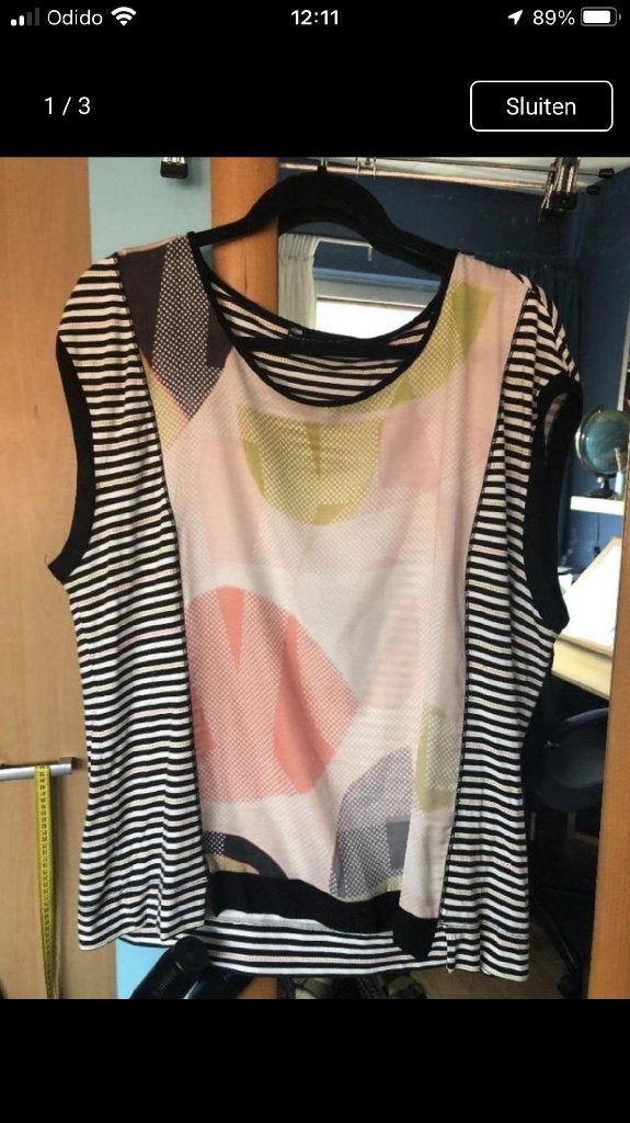 mooi zomertuniekje Expresso 42/44 een keer gedragen, Maat 42/44 (L), Zo goed als nieuw, Meerkleurig, Verzenden