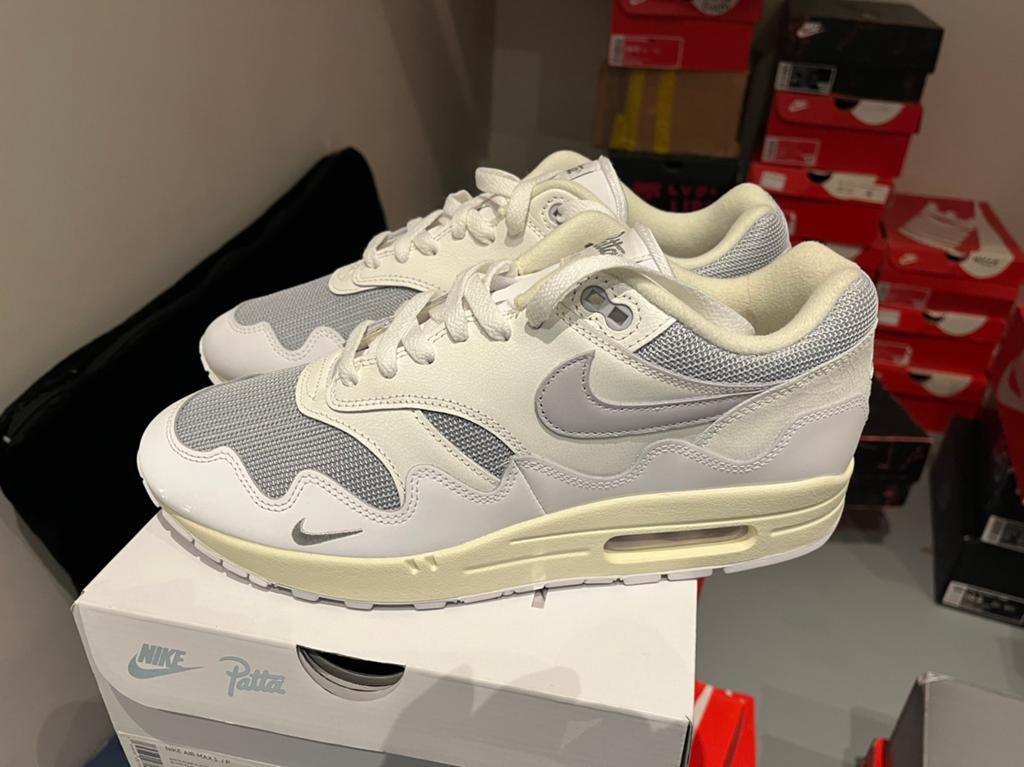 Nike Air Max 1 patta maat 44.5, Kleding | Heren, Schoenen, Wit, Nieuw, Ophalen of Verzenden, Sneakers of Gympen