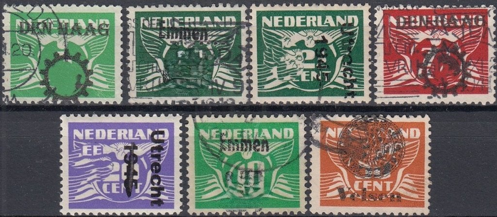 Nederland- 3.16.8- 1941- Vliegende Duif- Oorlog- Lees- G, Postzegels en Munten, Verzenden, Na 1940, Gestempeld