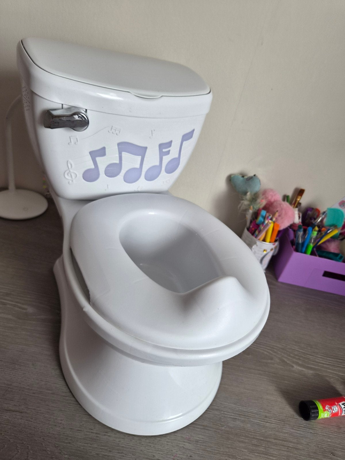 mini wc Potje met Lichtjes en Melodieën (zindelijkheid), Ophalen, Gebruikt, Overige typen, Met licht