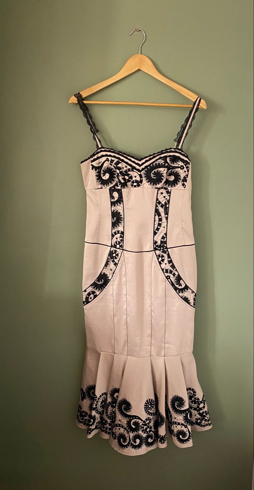 Elegant Roze Jurkje met Kant en Bolero Karen Millen 38/12, Maat 38/40 (M), Ophalen of Verzenden, Zo goed als nieuw, Roze