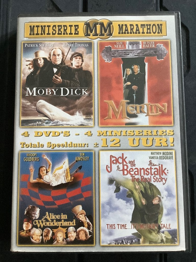 Miniserie Marathon 4 films dvd, Vanaf 12 jaar, Ophalen of Verzenden, Zo goed als nieuw, Overige genres