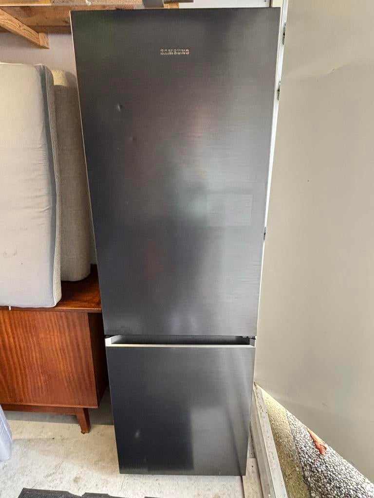 Samsung zilver/grijs koel-vries combi anti-frost RB34T605CB1, Ophalen, 200 liter of meer, Met aparte vriezer, 160 cm of meer