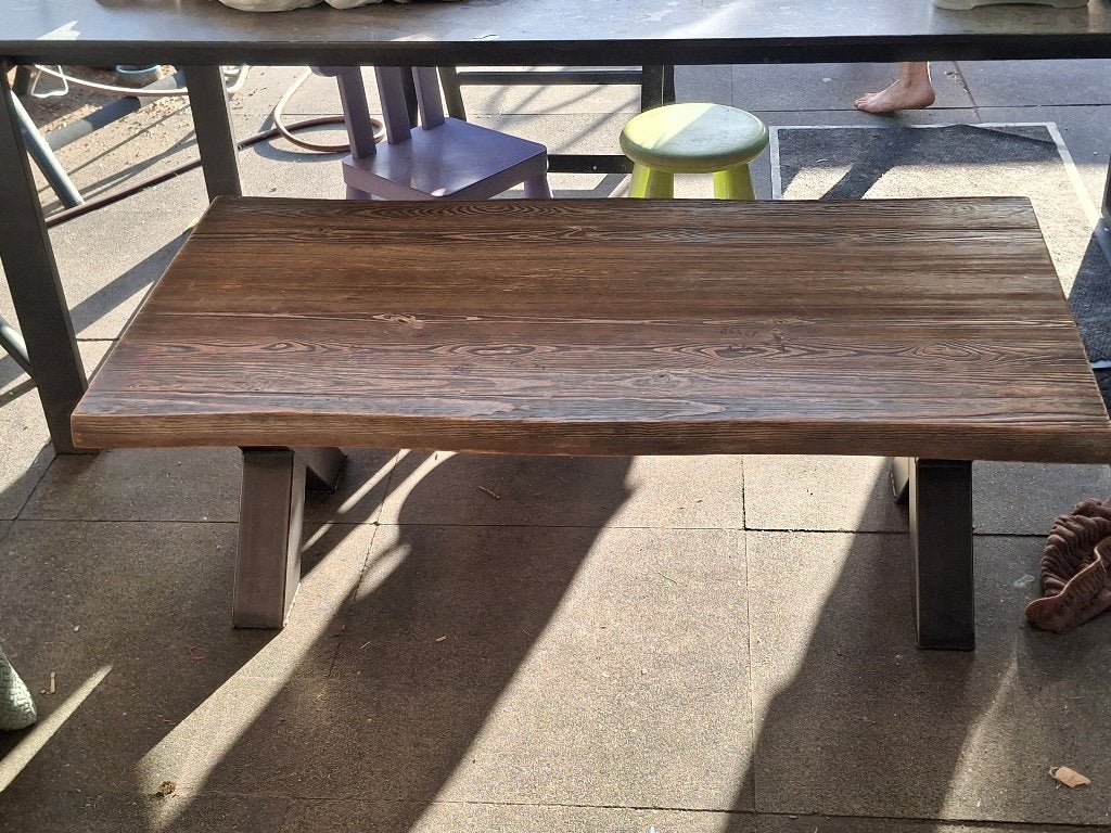 Tv meubel + salontafel, Ophalen, Overige materialen, Gebruikt, 150 tot 200 cm