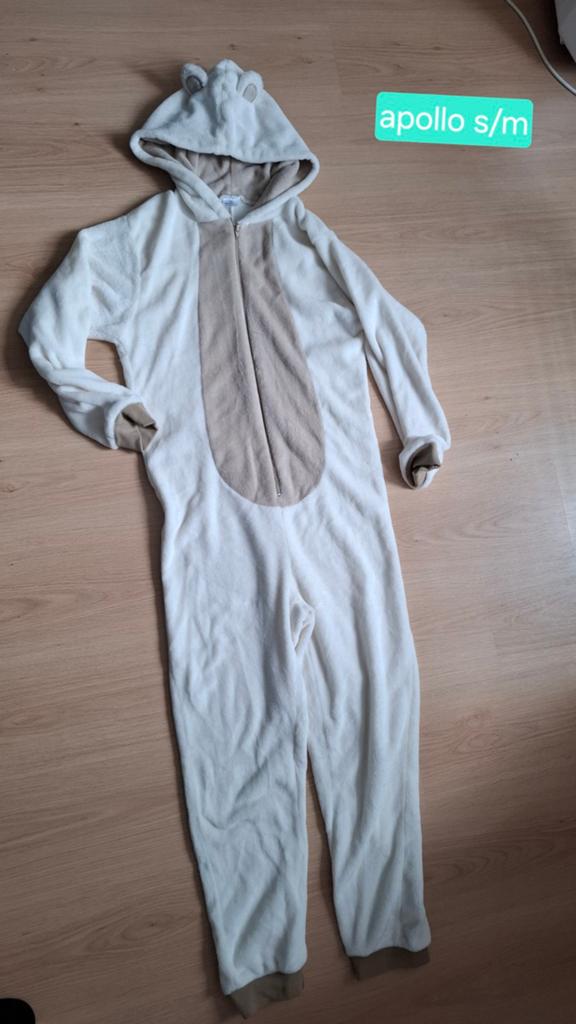 beige Apollo onesie in de vorm van een beer s/m, Apollo, Ophalen of Verzenden, Zo goed als nieuw, Maat 36 (S)