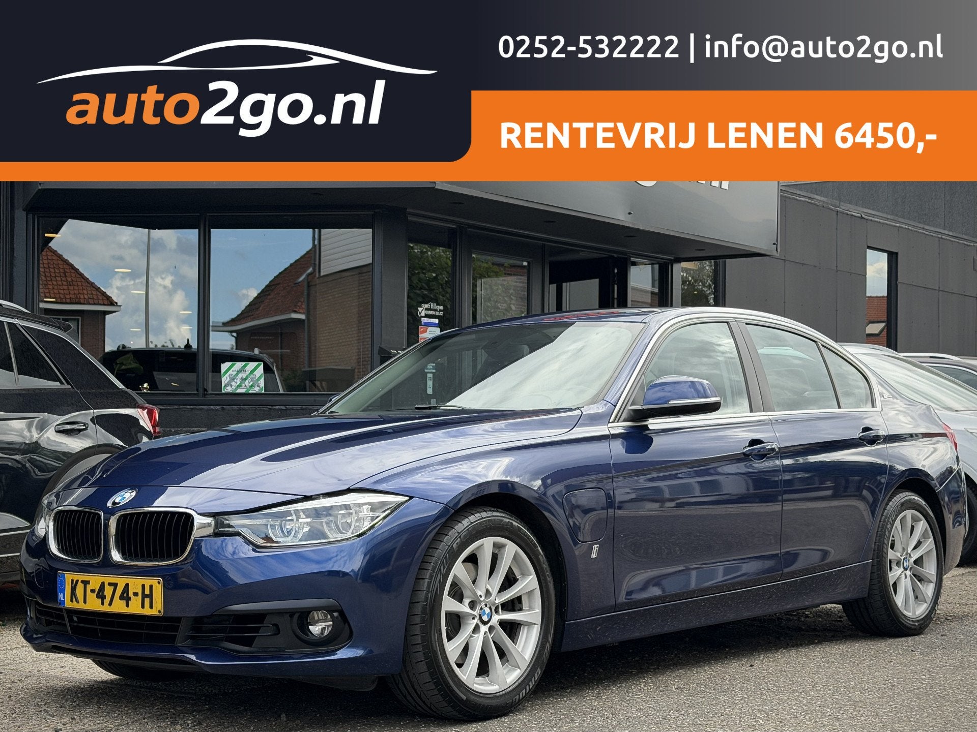BMW 3-serie 330e AUT8 M-SPORT HIGH EXECUTIVE LEDER NAVI APPL, Automaat, 1998 cc, Achterwielaandrijving, Gebruikt