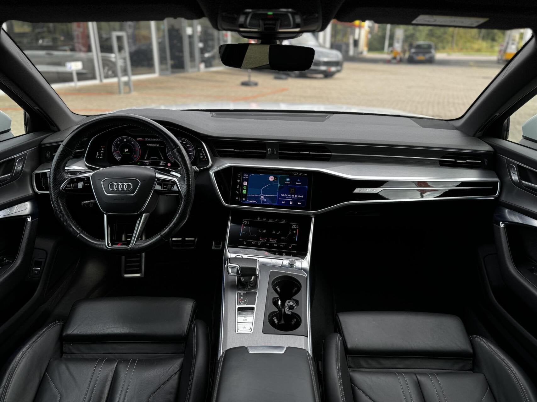 Audi A6 Avant 50 TDI S-Line Quattro|286PK|Pano|Memory|21"ABT, Auto's, Adaptive Cruise Control, Gebruikt, Wit, Diesel