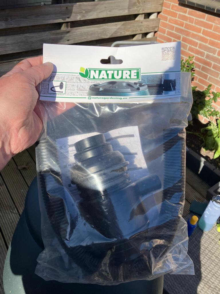 Regenton Nature 100L met kraantje en vulautomaat, Ophalen, Kunststof, Met kraantje, 75 tot 150 liter