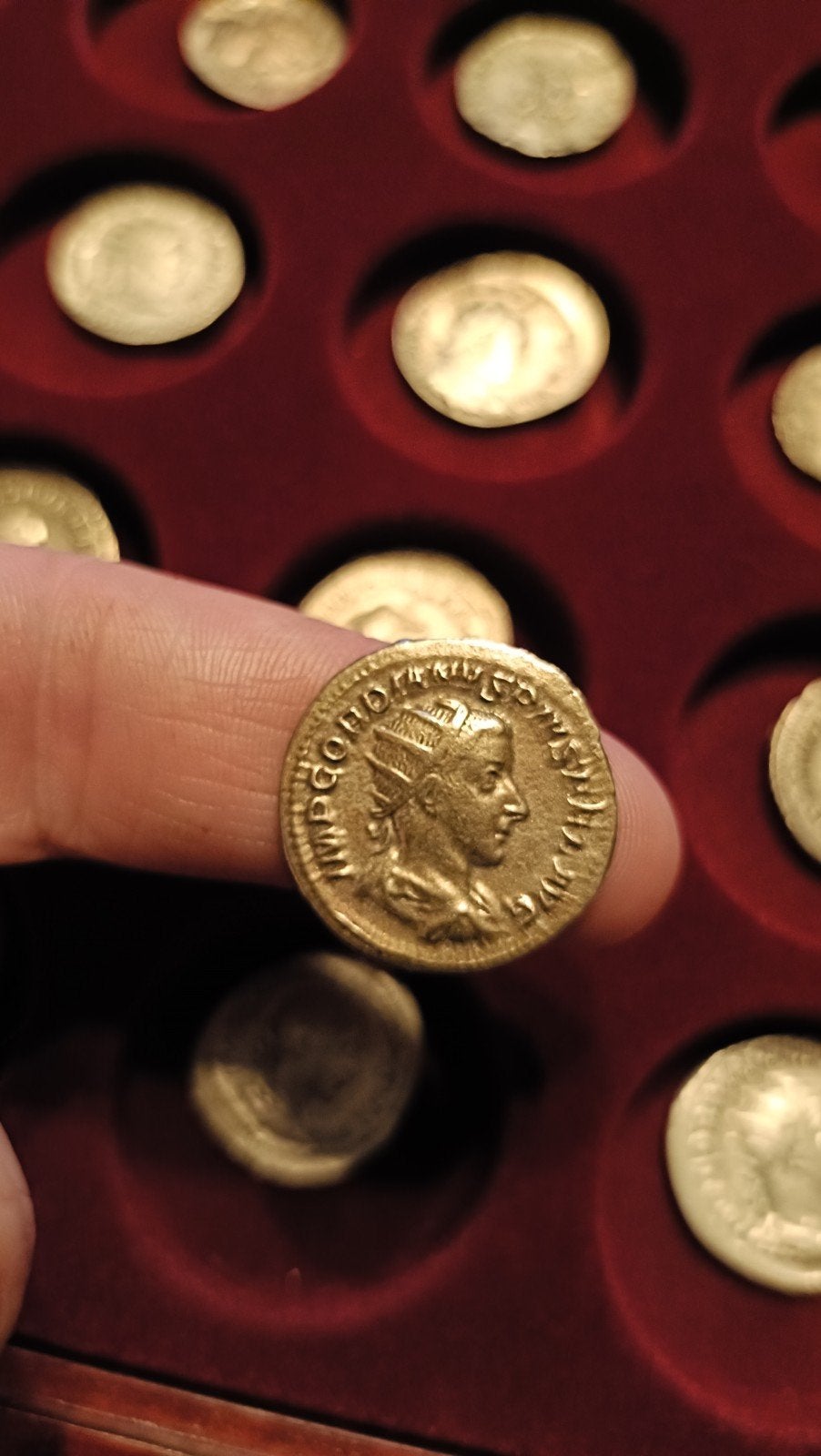 Romeinse zilveren munt Gordanius, Ophalen of Verzenden