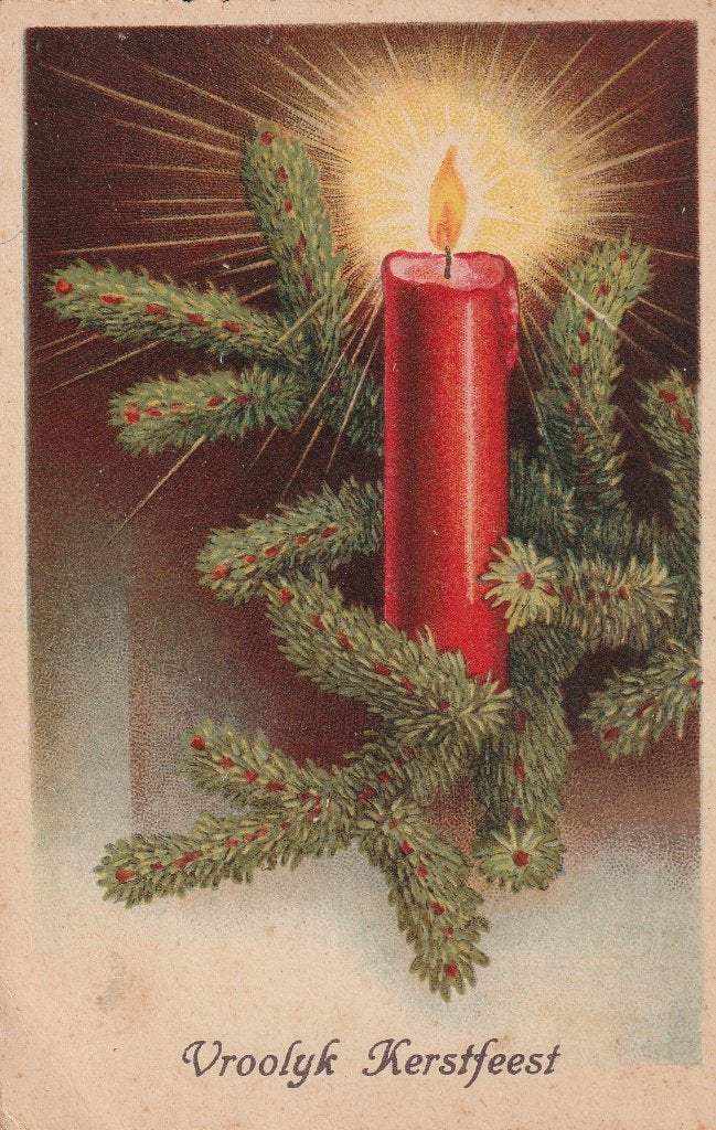 Vroolijk Kerstfeest 764, Ophalen of Verzenden, 1940 tot 1960, Ongelopen, Feest(dag)