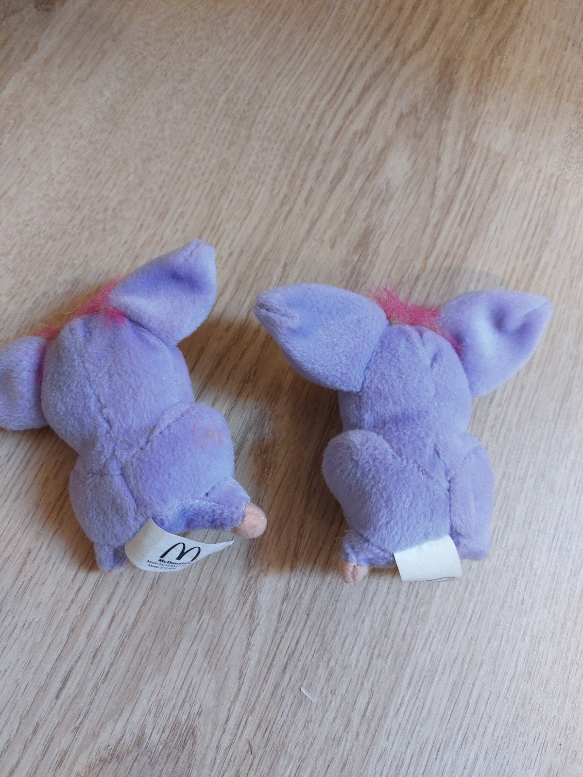 2x Furby mcdonalds knuffeltje 11 cm, Ophalen of Verzenden