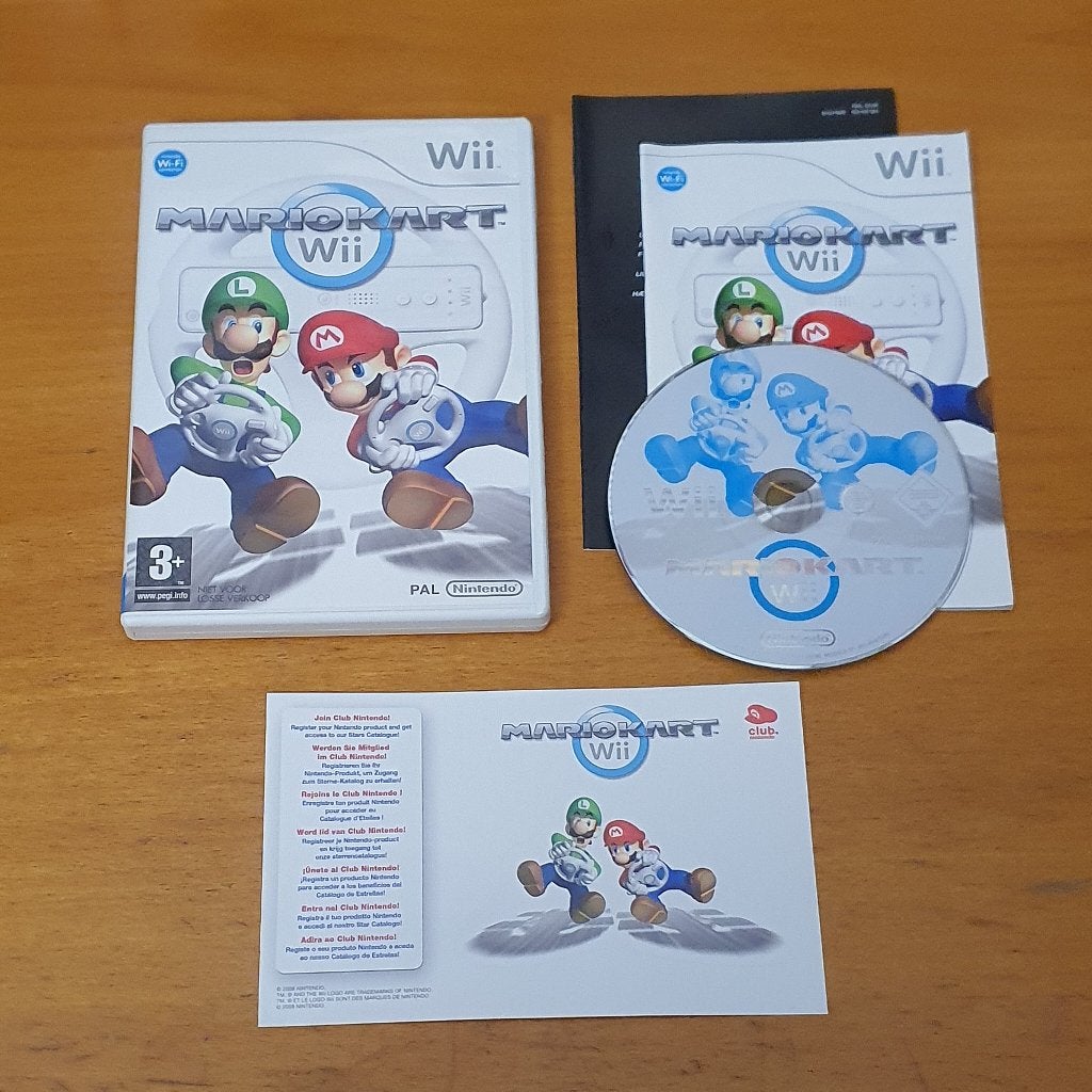 Wii | Mario Kart, Gebruikt, Racen en Vliegen, Ophalen of Verzenden, 3 spelers of meer