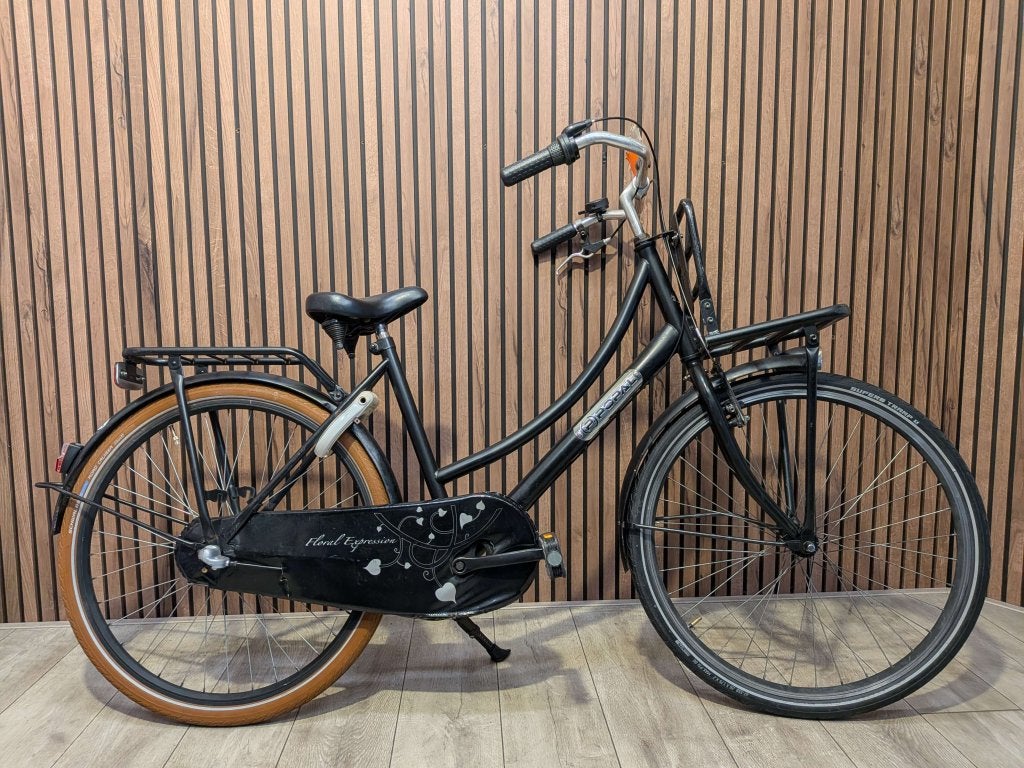 Popal Floral Expression 26 inch meisjesfiets, Terugtraprem, Gebruikt, Niet ingevuld, Popal