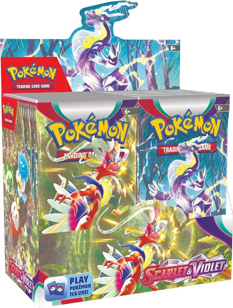 Pokémon Scarlet & Violet Base Booster Box 36 Packs, Ophalen of Verzenden, Nieuw, Boosterbox, Foil