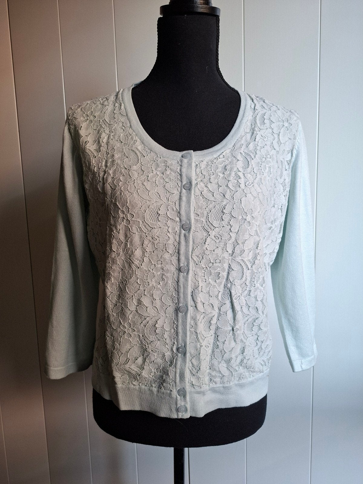 McGregor Vest met Kant - Maat XL, mintgroen, Kleding | Dames, McGregor, Overige kleuren, Maat 42/44 (L), Ophalen of Verzenden