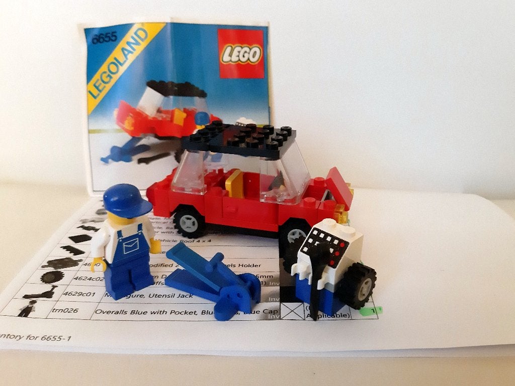 Set - 6655 - Auto & Tire Repair, Gebruikt, Lego, Ophalen of Verzenden, Compleet