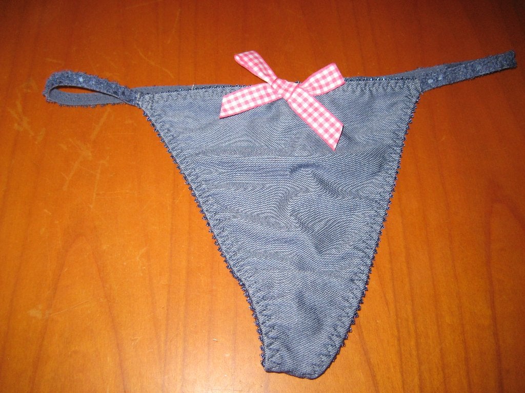 Blauwe string, M 40/42, nieuw, Ophalen of Verzenden, Blauw, String
