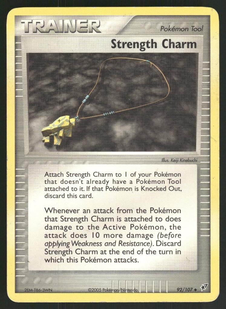 Strength Charm 92/107 - Deoxys (NM), Verzenden, Gebruikt