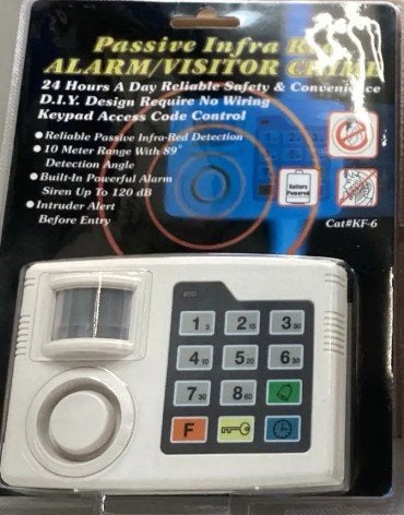 Bewegingsmelder met alarm, Beweging, Detector, Sensor of Melder, Nieuw, Ophalen of Verzenden