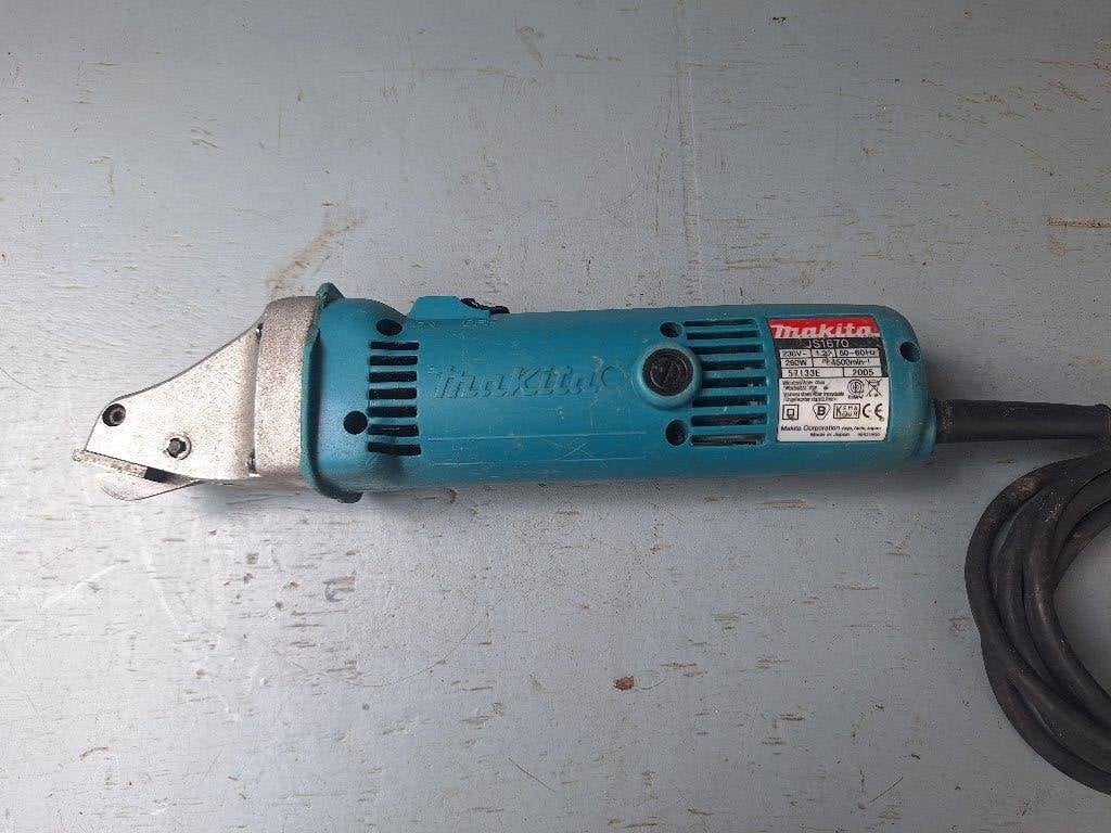 Makita JS1670 plaatschaar, Ophalen of Verzenden, Gebruikt