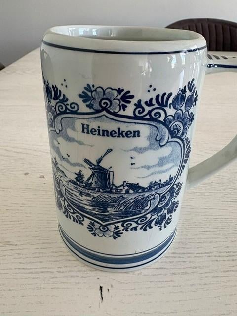 Te koop : Delftsbleu  bierpul Heineken, Ophalen